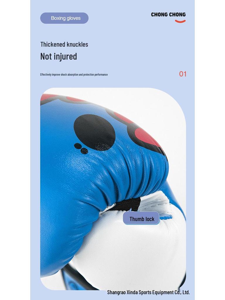 BN Kids' Boxing Gloves, Unisex Martial Arts Training Gloves for Taekwondo, Sanda, and Fitness Competitions