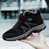 Warm Men Winter Boots Outdoor Plush Warm Ankle Boots Lightweight Couple Walking Shoes Women Waterproof Snow Boots Winter Cotton Shoes
