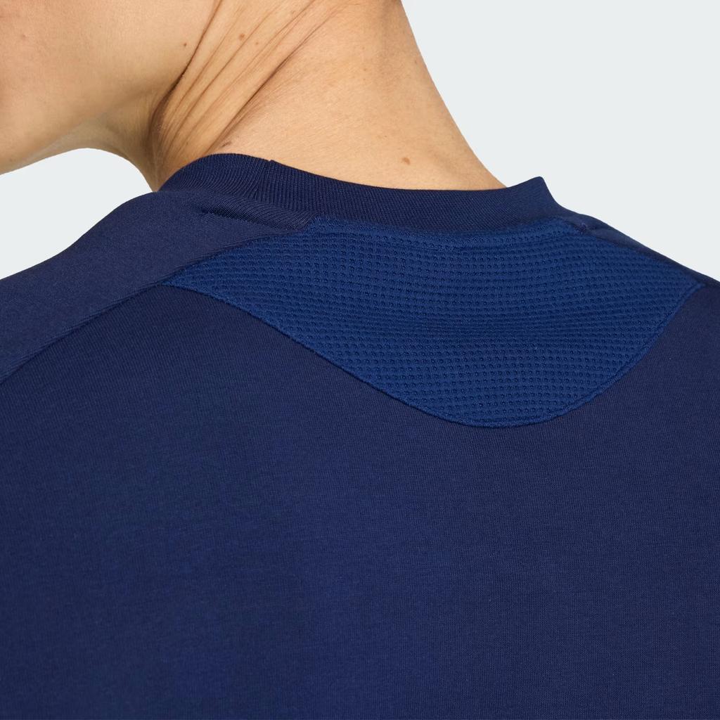 Men's Adidas Sweatshirts Men's Dark Blue Crew Neck Moderate