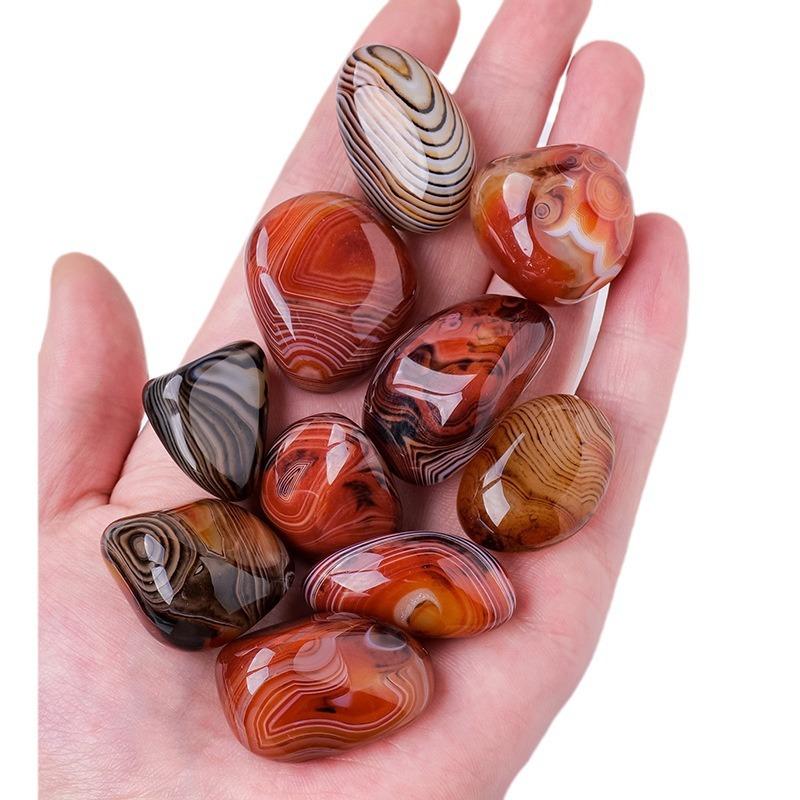 Natural agate, large particles, rolling stones, mineral specimens, landscape stones, ornaments, suitable for humanities teaching
