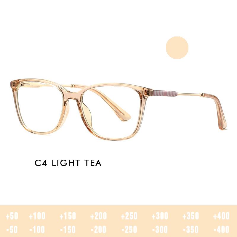 Kansept Classic Square Anti Blue Light Blocking Reading Glasses Women Prescription Glasses Computer Eyeglasses Glasses-3 #2057
