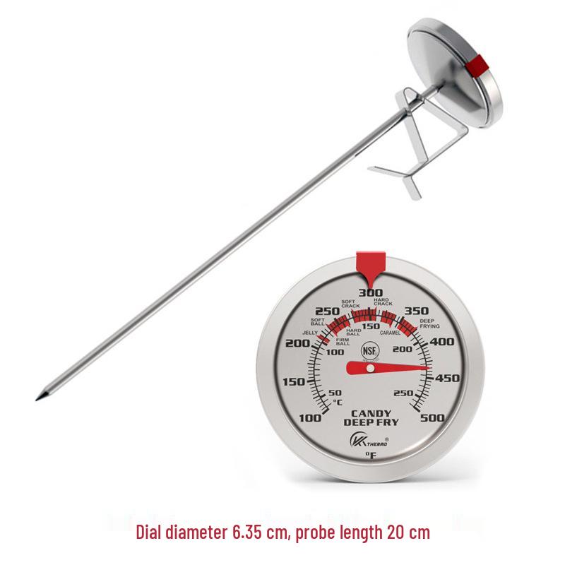 

Термометр-щуп из нержавеющей стали для еды, воды, масла и выпечки