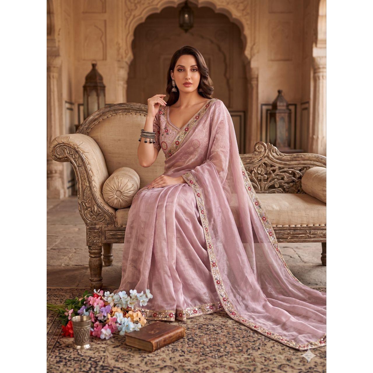 Presenting the most beautiful latest fully handmade saree collection