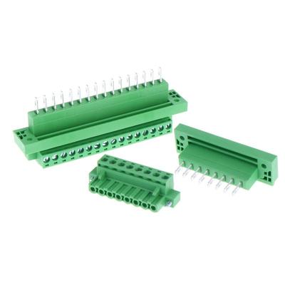 1Set 2Edgwb + 2Edgkm 5.08 Bulkhead Screw Terminal Block Wire Connectors 5.08Mm Pitch Male/Female Pluggable Terminal Plug Jacks
