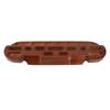 Wooden Hangboard Grip Strengthening Compact Long Lasting Rock Climbing Fingerboard for Pull Up Training