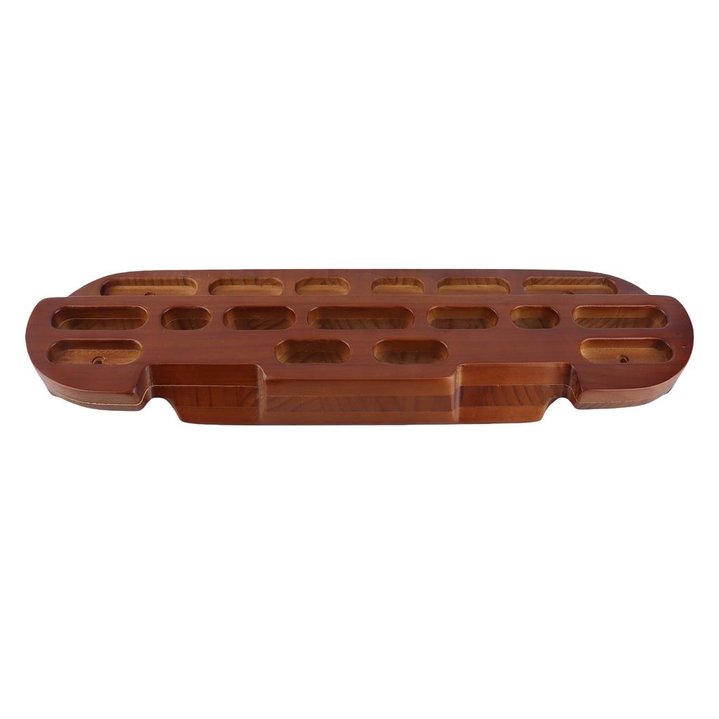 Wooden Hangboard Grip Strengthening Compact Long Lasting Rock Climbing Fingerboard for Pull Up Training