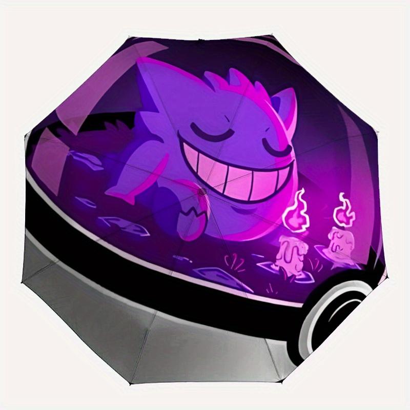 

Ghost Pokémon Auto Open/close, 8-Rib Iron Frame, Compact Folding Umbrella All-Season 0808092