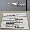 3D ABS Chrome Car Letters Logo A45 A45 S TURBO 4MATIC Stickers Rear Trunk Emblem Badge For Mercedes Benz AMG A45 A45S W177 W176