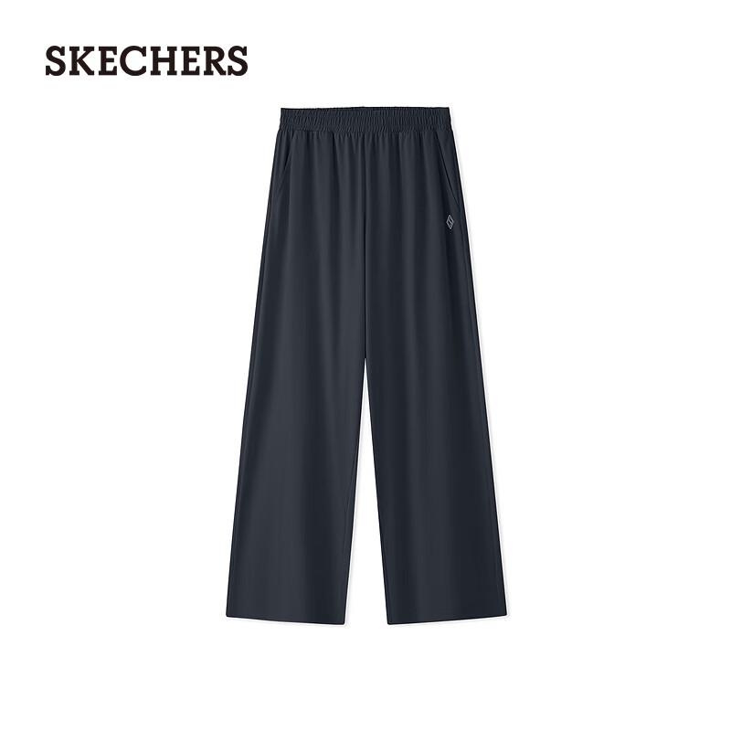 Skechers Women's Ice Silk Wide-Leg Knit Pants L226W114