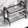 Rack 3-Tier Compact Kitchen Dish Rack Drainboard Set Large Rust-Proof Dish Drainer With Utensil Holder Kitchen Racks Dish Drying