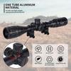 Goetland 3-12x40 AO Riflescope with Variable Magnification, Red, Green, and Blue Illuminated Reticle and Crosshairs, SFP Optical Sight for Airsoft,