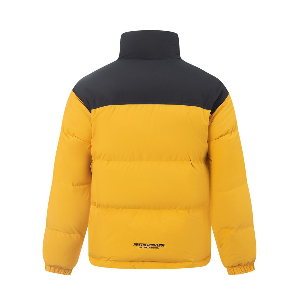 Li Ning Comfortable Simple Versatile Sports Stand Collar Zipper Down Jacket Unisex Outerwear AYMV431-5