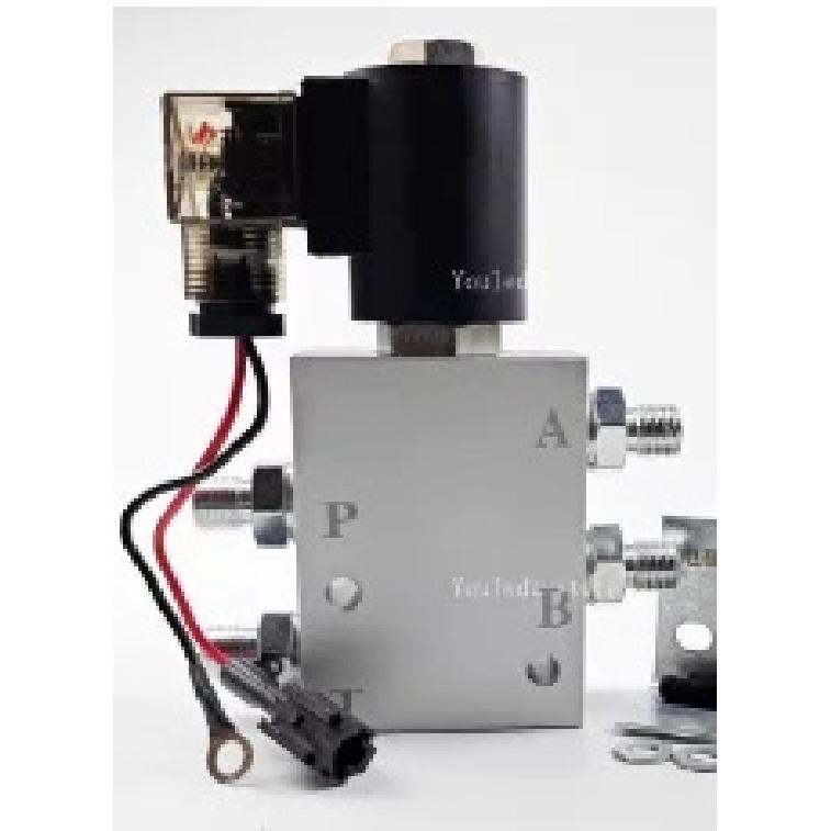 Apply To Hydraulic Solenoid Valve of Excavator Quick-change Connector 12V and 24V Quick-change  Cylinder Check Valve Fittings