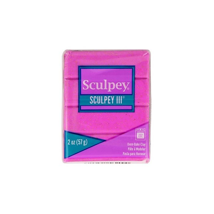 Sculpey Polymer Clay 57g - Glitter Purple