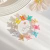 Hair Accessories Mini Hair Claw Hair Clip Flower Mini Hair Claw Elegant Star Hair Crab Clip  Girls