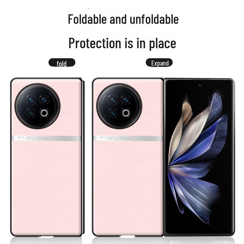 VivoXFold2 Liquid Leather Case: Anti-Fall & Anti-Fouling Protective Cover