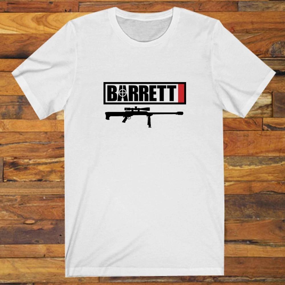 BARRETT Ammunition Guns Firearms Men s White S to 5XL XXXL