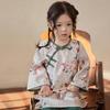 LUSON Baby Girl Chinese Style Cheongsam Tang Suit Dress Set