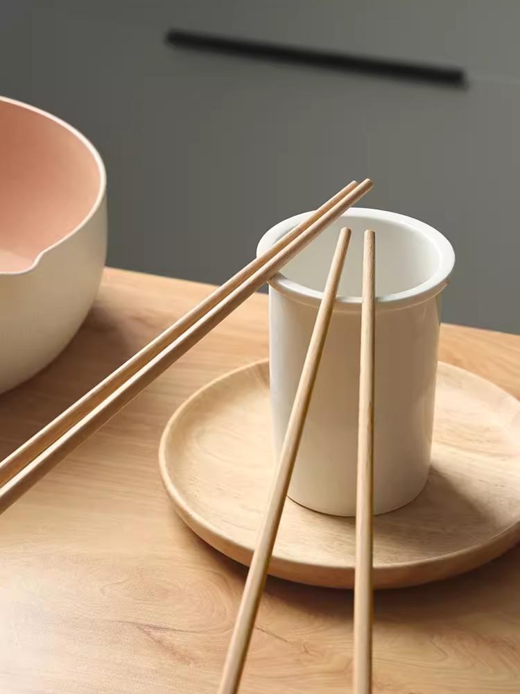 Hot Pot Chopsticks Extended Fried High Temperature Resistant Household Solid Wood Anti-slip Anti-hot High-grade Bamboo Chopstick