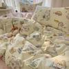 Early Spring 2026 Cute Cartoon Pure Cotton 3-Piece Bedding Set - Skin-Friendly and Age-Reducing