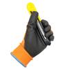 Mechanic Work Gloves with PU Nitrile Safety Coating, Nylon Cotton Work Gloves, Palm Coated, CE EN388, 4131X, 12 Pairs