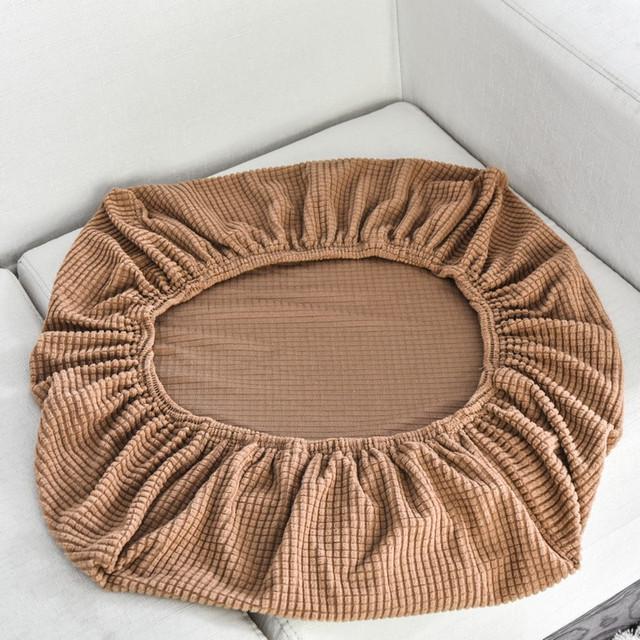 Jacquard Sofa Seat Cushion Cover Chair Cover Pets Kids Furniture Protector Polar Fleece Stretch Washable Removable Slipcover