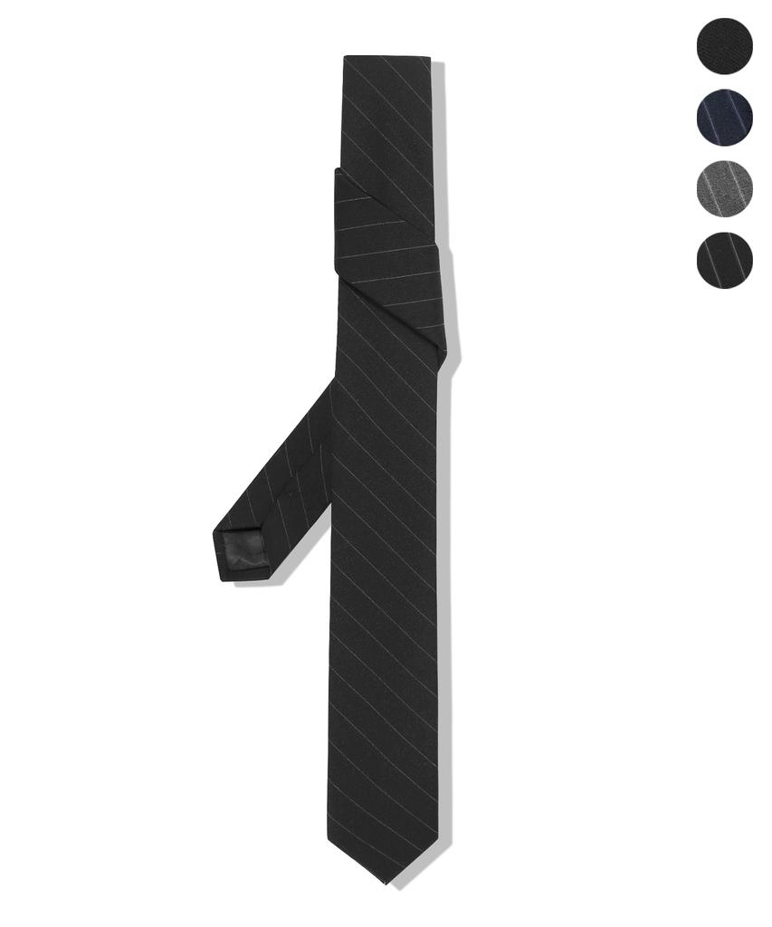 TRILLION Essential Slim Tie_4 Colors (Solid/Stripe)