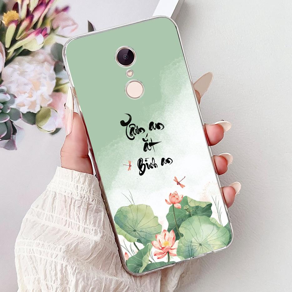 For Xiaomi Redmi 5 Plus Case Cute Cat Lion Painted Cover Soft Silicone Phone Case For Xiaomi Redmi 5 Redmi5 Plus Back Cover Bags
