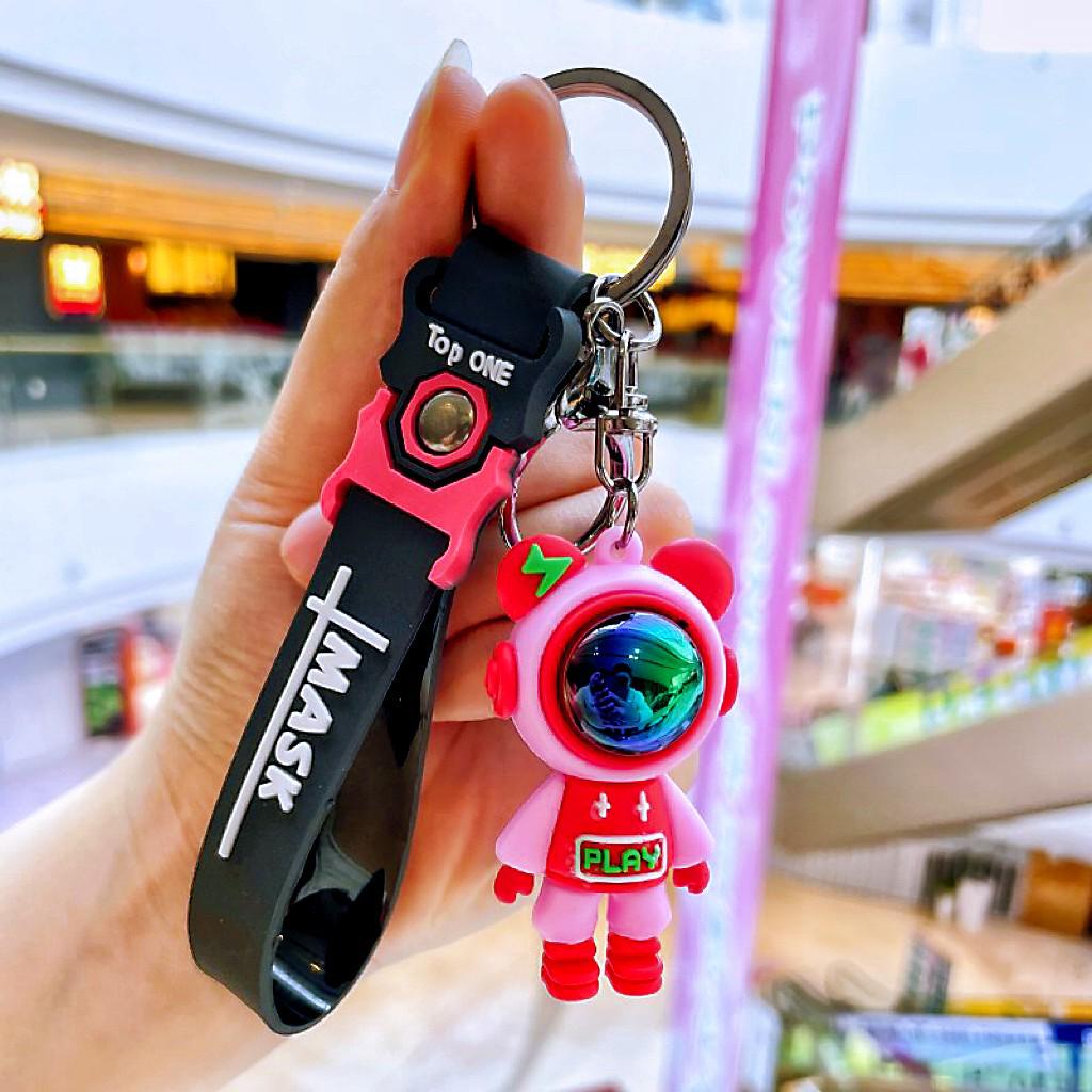 Chameleon Bear Keychain for Car Bags - Creative Gift for Couples