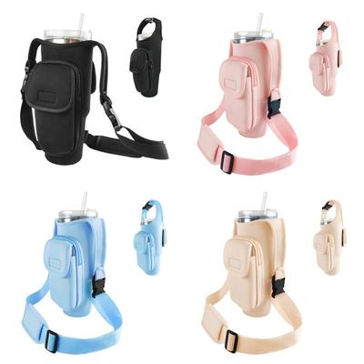 40OZ Carrier Bag Water-resistant Insulating Cup Sleeve Water Bottle Holder Bag  for Outdoor Sports