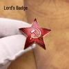 Soviet Red Star Emblem Badges & Patriotic War Lapel Pins