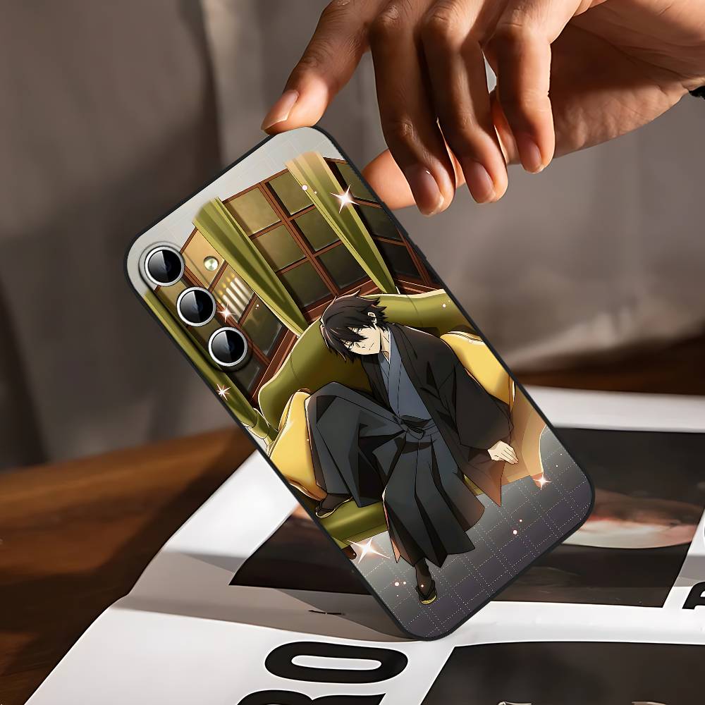 Edogawa Ranpo Phone Case For Samsung Galaxy S24/S25/S22/S30/Note20/Lite/Ultra/5G/Plus/FE Soft Black
