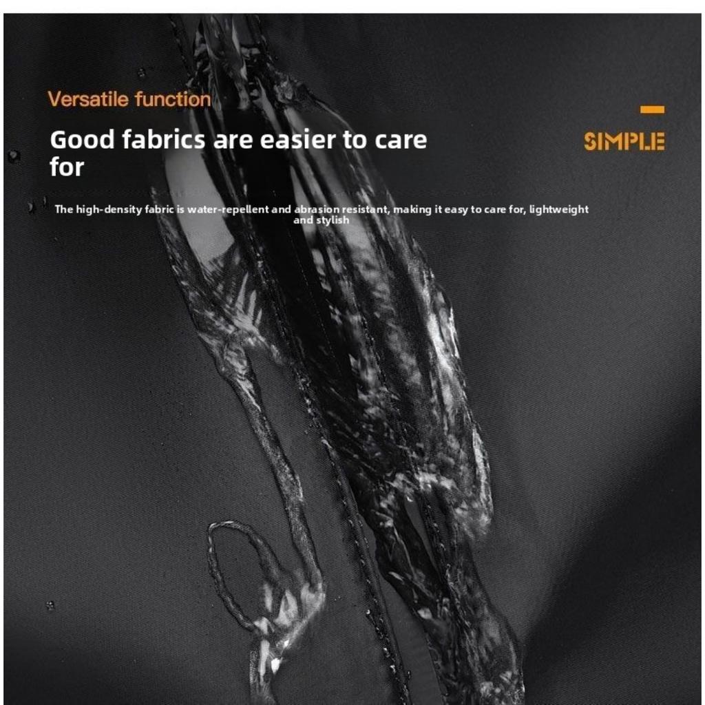 Moteabel herre-ryggsekk i ensfarget - Lett og slitesterk, egnet for sport, reise og pendling, med et laptoprom