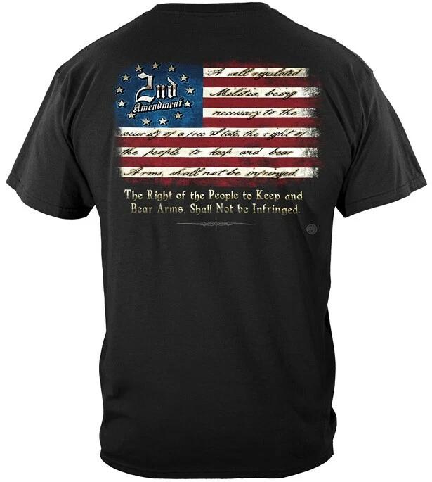 New 2ND AMENDMENT RIGHT OF THE PEOPLE PATRIOT NRA Shirt- USA M