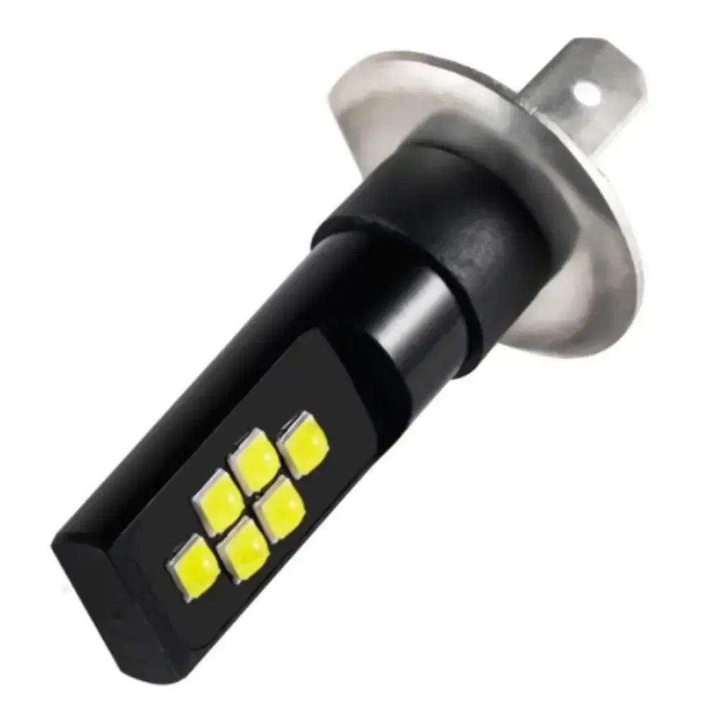 2Pcs Fog Lamp For H1 Socket Cars DRL Light Auto Daytime Driving Lights For H1 Led Headlight Bulb White ABS Signals Light