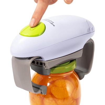 1pcs Electric Jar Opener for Seniors, Open Any Size Jar Easy Automatic Jar Openers for Weak Hands, Effortless Kitchen Gadgets for Seniors & Arthritis