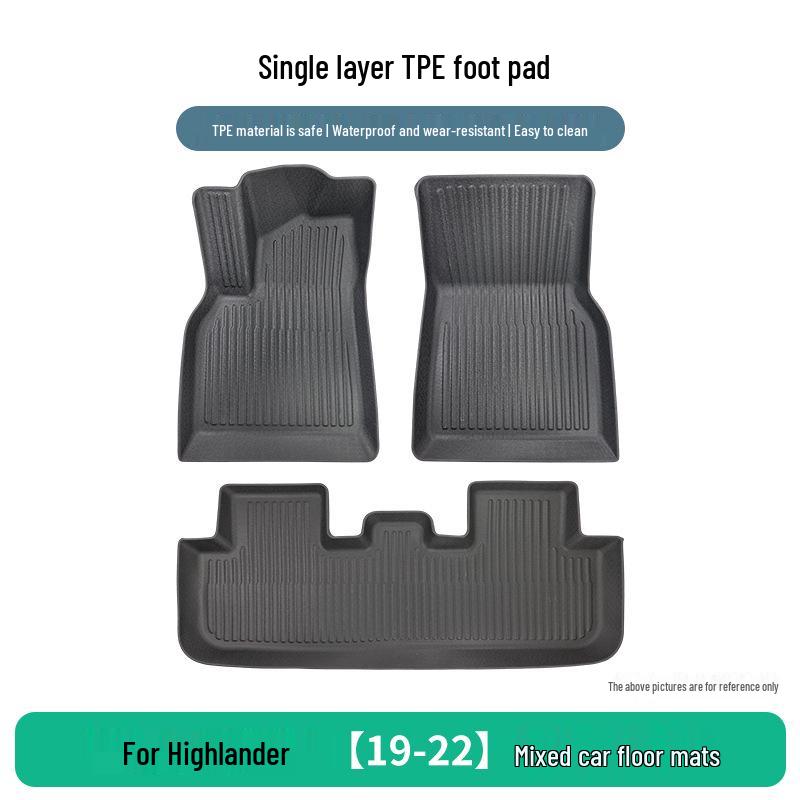 Custom TPE Floor Mats for Toyota Wildlander 19-22 Hybrid, 3-Piece Set