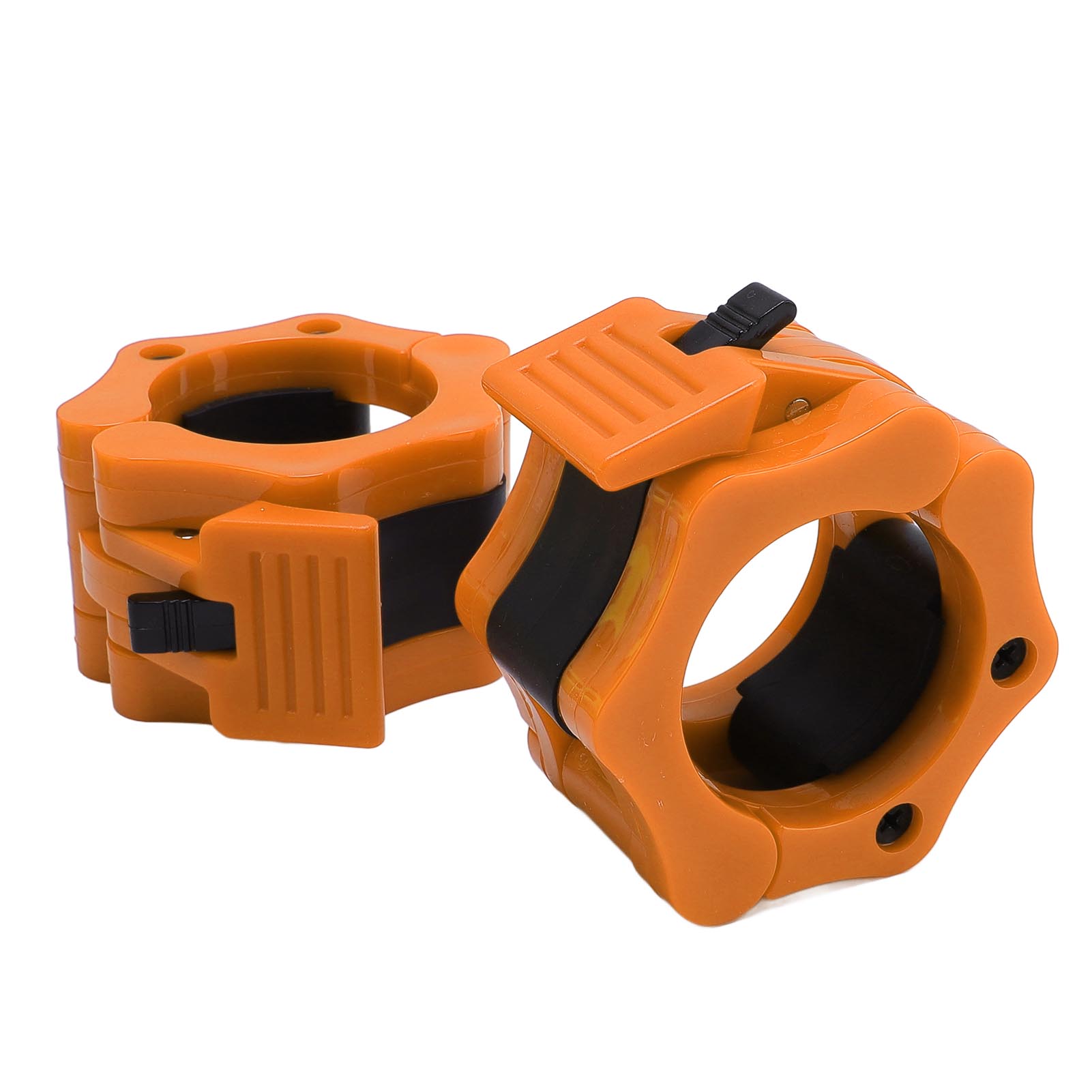 1 Paire Colliers de Serrage pour Barre d'Haltères Réglables à Libération Rapide Professionnels à Verrouillage Clips de Poids pour black