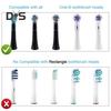 6Pcs Toothbrush Head Dustproof Covers Ventilation Hole Design Food-Grade BPA Free Reusable Protective Dustproof Covers for IO Series
