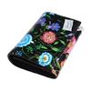 Gucci Flora Floral Pattern Snap Closure Coated Canvas Card Case Small Women accessories Black Multicolor 875907-FAF8S-1055