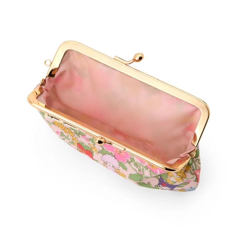 Sanrio postavičky Liberty Fabrics mini pouzdro na zapínání (Květ) NOVÝ