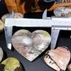 High Quality Reiki Healing Crystal Picture Jasper Heart Palm Stone for Feng Shui Angel Business Gift