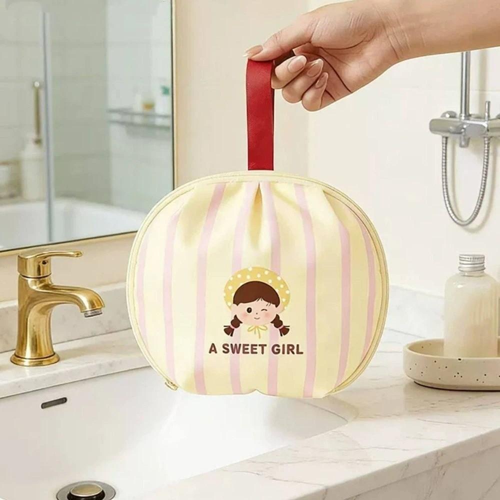 Large Capacity Underwear Storage Bag Folding with Zipper Lingerie Pouch Cartoon Breathable Underwear Organizer Business Trip