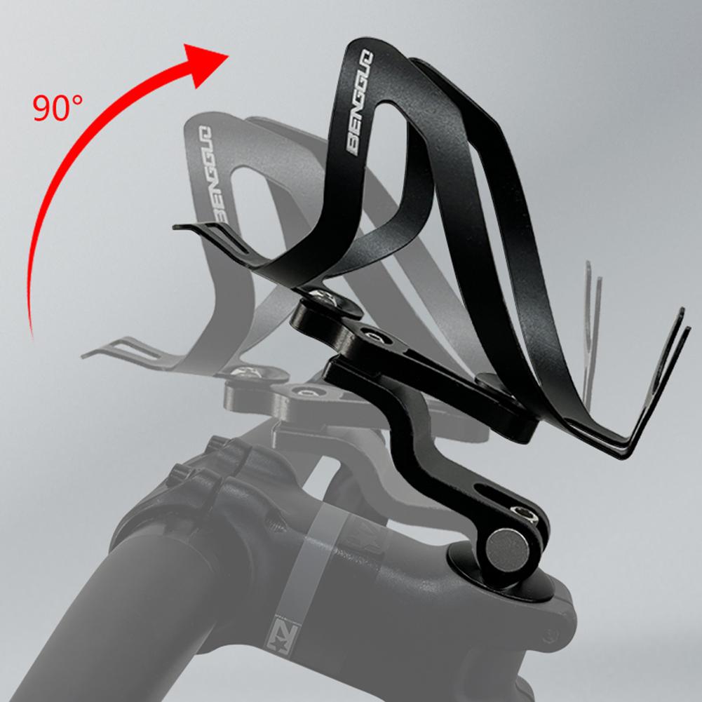 Bicycle Bottle Cage Adapter Aluminum Alloy Bike Water Bottle Holder Mount Adapter Adjustable Angle Bike Accessories