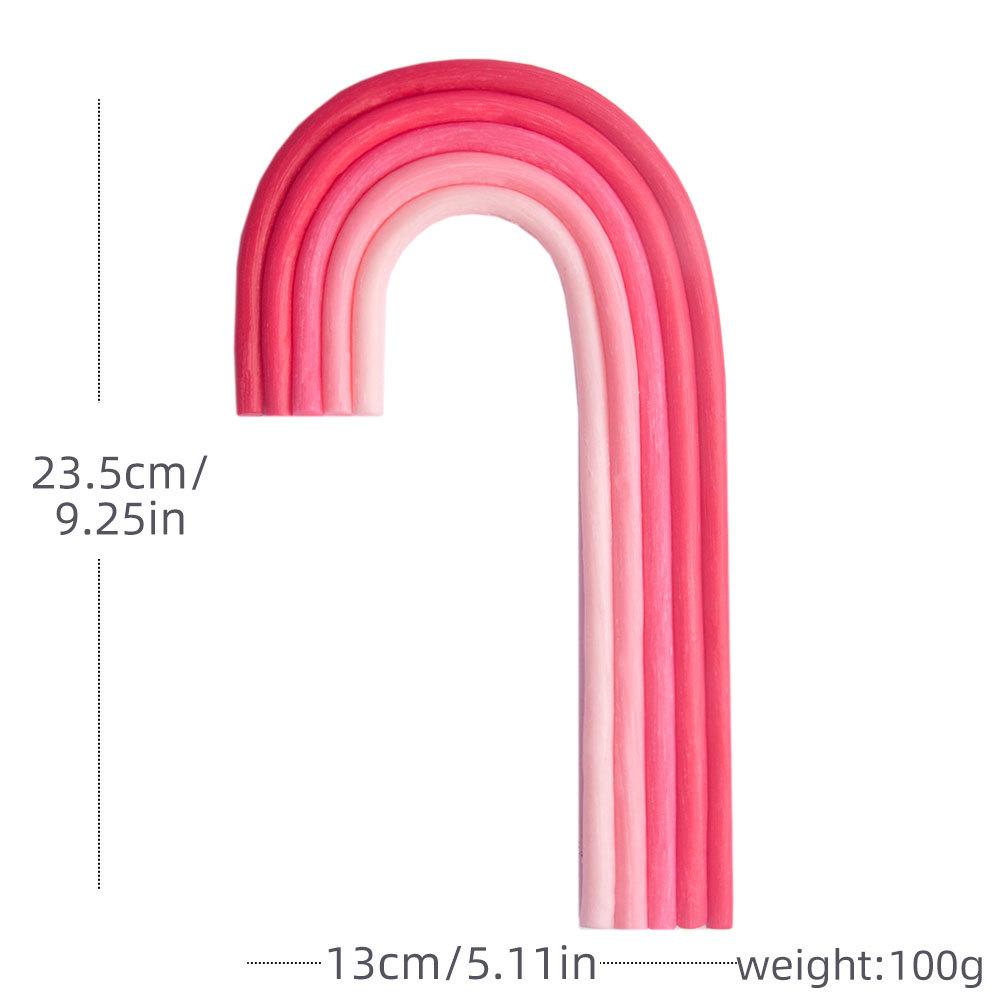 3D Pottery Rainbow Cake Toppers Colorful Cake Decor for Wedding Baby Shower Girls Boys Rainbow Theme Birthday Party Supplies
