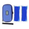 Insulin Cooling Pack Small Portable Refrigerated Temperature Display Medicine Travel Case with Ice Bags for Insulin Pen