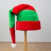 Claus Clown Cap Plush Ball Women Christmas Hats Red Green Striped Velvet Hats Korean Winter Caps