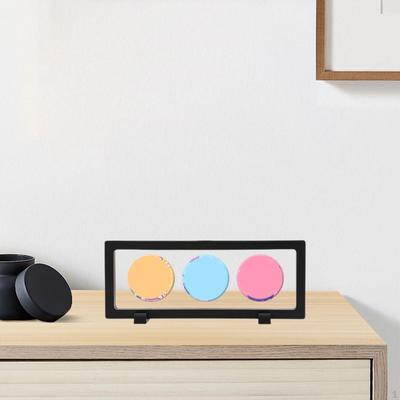 Floating Frame Display Case Stand Holder Gift with Base Sturdy Multifunctional Organizer