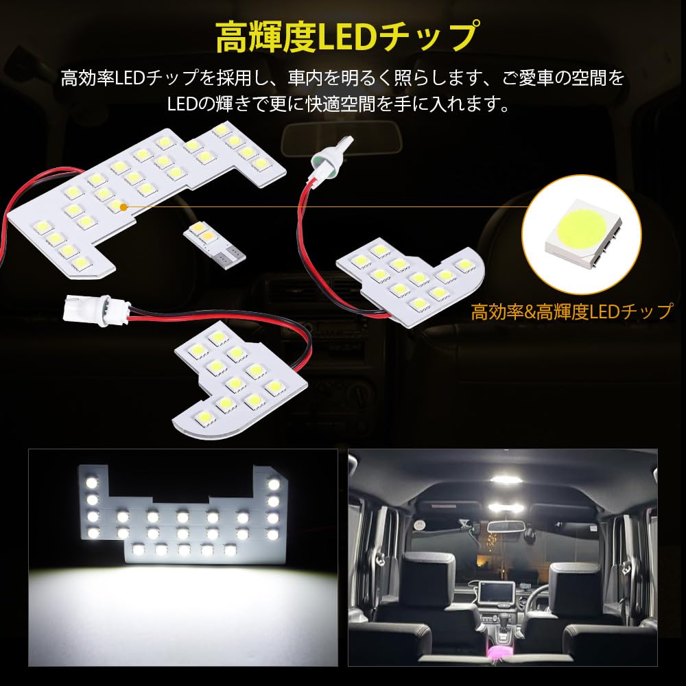 Catland Honda N-Box Custom JF5 JF6 All Grade LED Room Lamp, White, Customer Accessory,