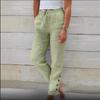 QICED Women's Fashion Casual Solid Color Print Pants & Capris